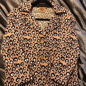 Tory Burch leopard sweater